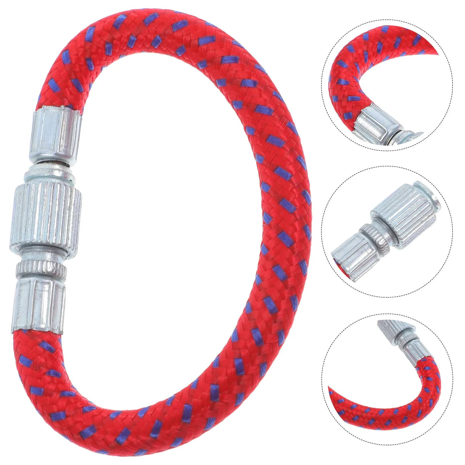Tubo di Prolunga per Pompa d'Aria, Tubo di Ricambio per Gonfiatore Bici, Pallacanestro, Calcio, Rosso, Flessibile, Universale