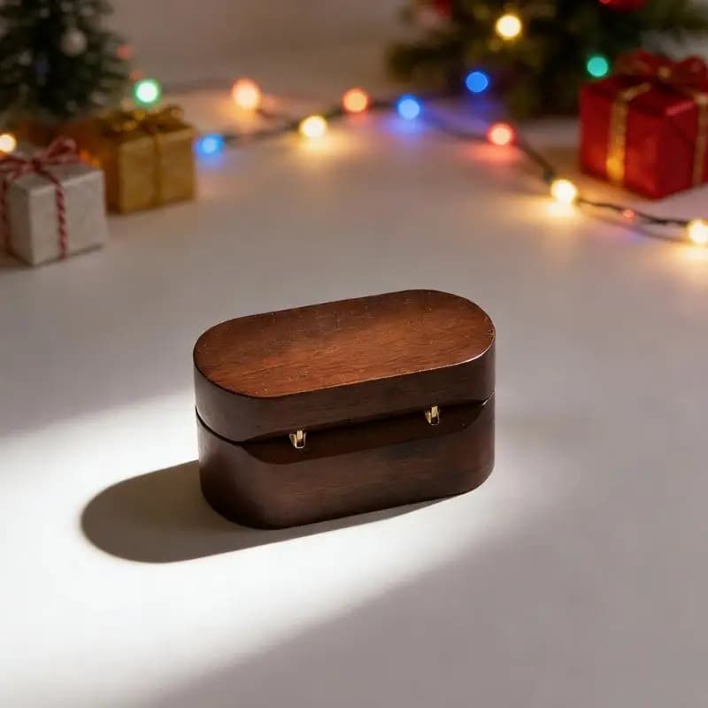 Custodia per plettro per chitarra in legno per migliorare decorazione home office con custodie in velluto 4XBB