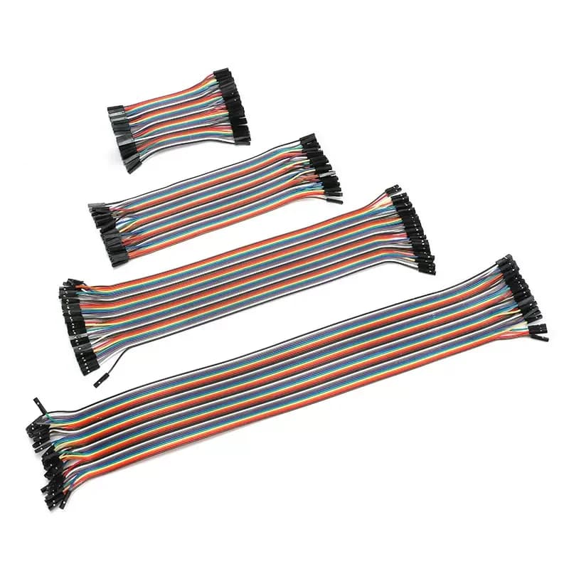 40P DuPont color ribbon cable 10/21/30/40CM female to male to male copper wire suitable for Arduino breadboards