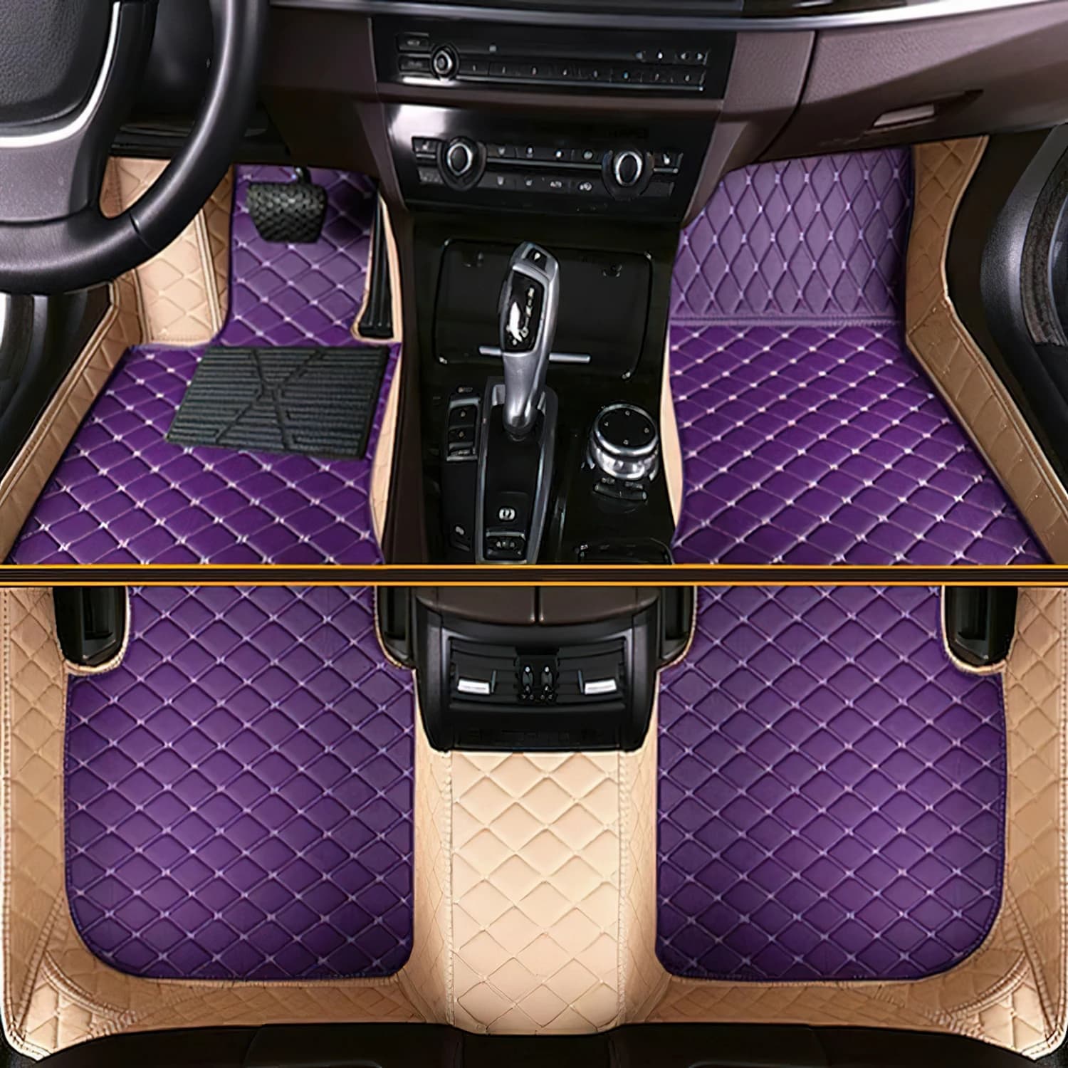 Tappetini in pelle per auto per Hyundai ix35 2010 2011 2012 2013 2014 2015 2016 2017 Tappetini per auto personalizzati Tappetini per veicoli