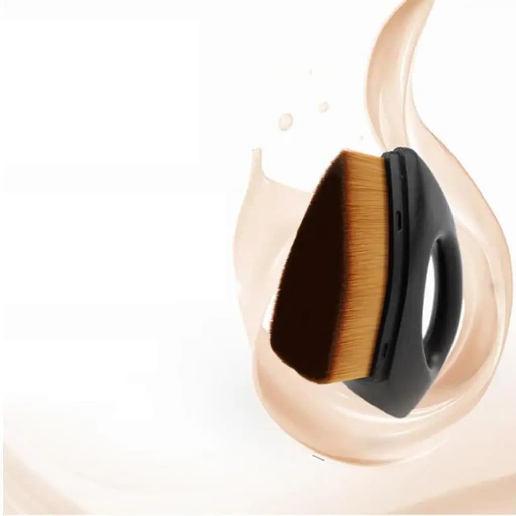 Set di Pennelli Esagonali Morbidi per Fondotinta e BB Cream
