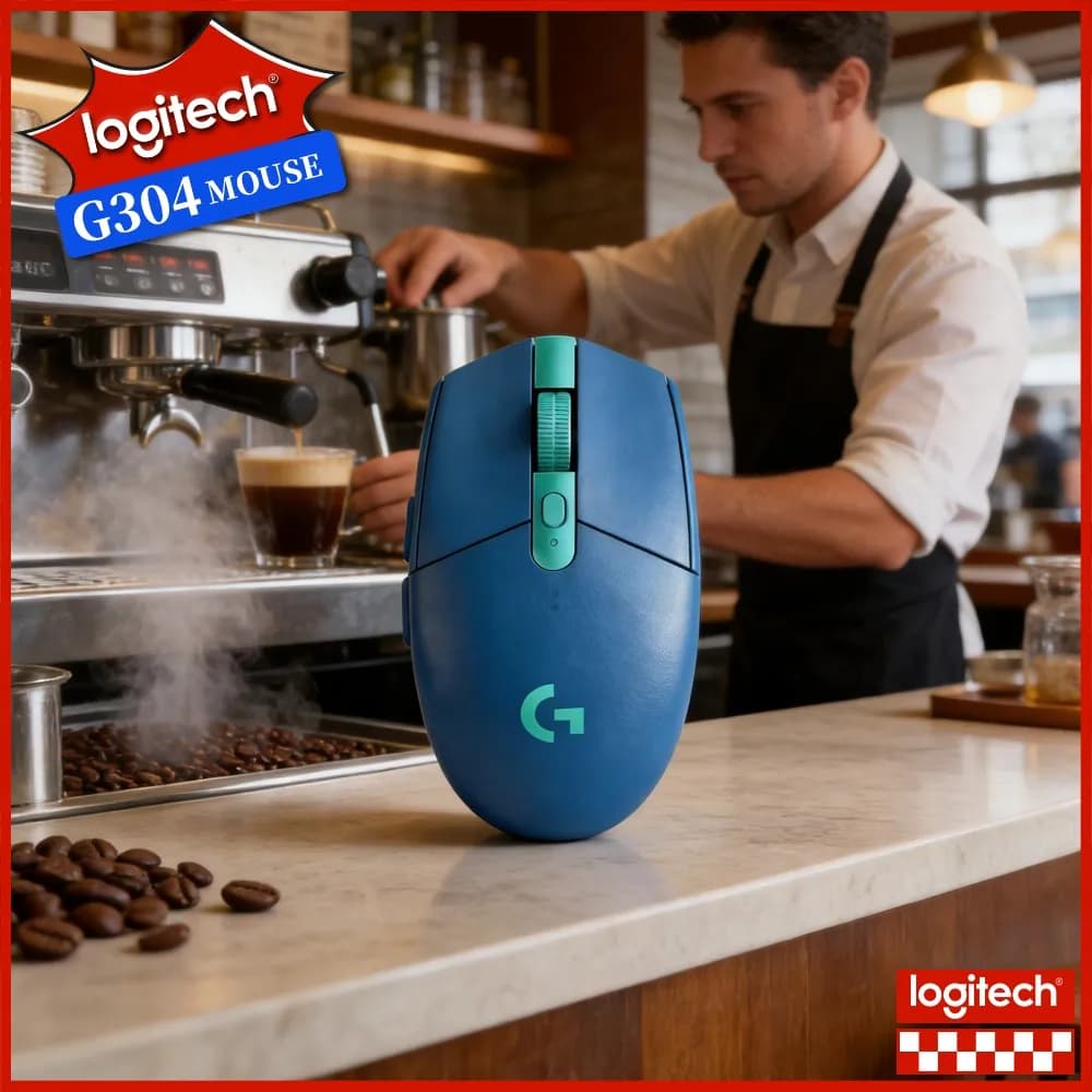 Logitech G304 LIGHTSPEED Wireless Gaming Mouse Stable Cursor Movement Multi‑Surface Fit For MOBA FPS Competitive Gamer