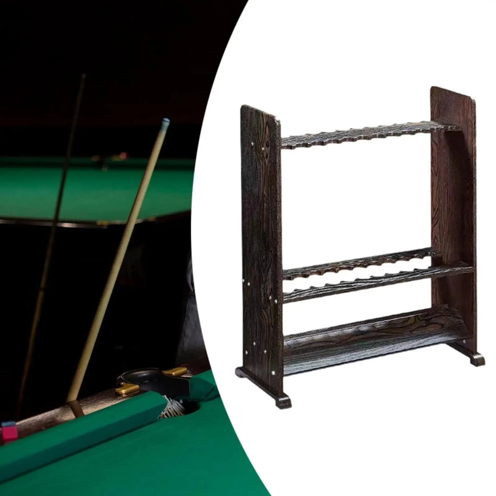 Supporto per Stecche da Biliardo, Organizzatore per Giocatori di Snooker, per Bar e Interni