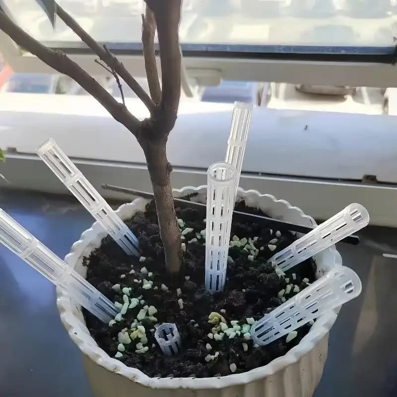 10Pcs Plant Aeration Tube Planter Insert Ventilation Tube Rootlet Rot Prevention Tube Prevent Overwatering For All Flower Pots