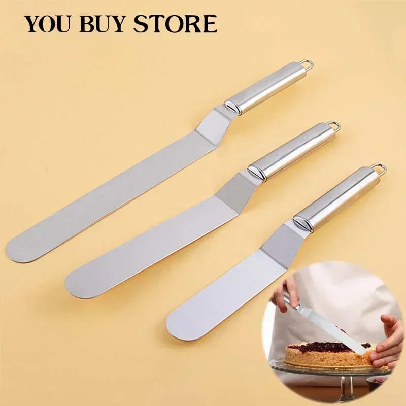 Accessori per Pasticceria: Spatola in Acciaio Inox per Torte, Coltello per Crema e Glassa, Utensili per Decorazione Dolci