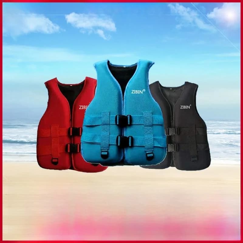 Giubbotto di Salvataggio Professionale per Bambini e Adulti, Attrezzatura di Sicurezza per Snorkeling, Surf, Pesca e Uso in Barca