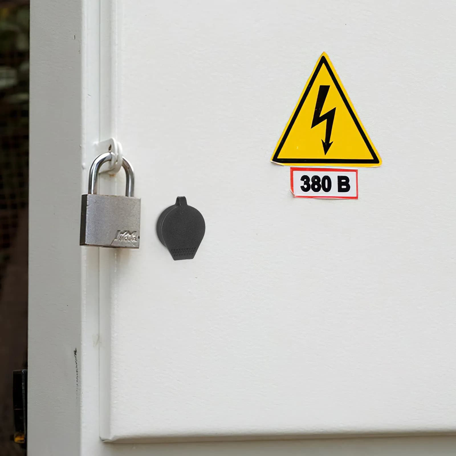 6 Pezzi Copertura Nera Impermeabile per Chiusura a Camma per Quadri Elettrici Esterni, Scatole di Distribuzione, Armadietti Interruttori, Pannelli di Controllo