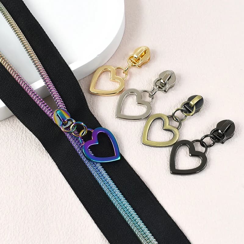 5/10/20 pezzi 5 # Cursori per cerniere in nylon per borse Scarpe Cerniere Sostituisci Zip Estrattore Vestiti Kit di riparazione Zip Accessori per cucire indumenti