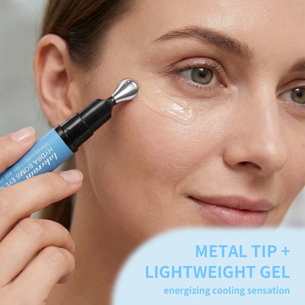 Refreshing Gel for Lakerain Eyes with Niacinamide and Vitamin C to Reduce Occhiaie, Rassodare, Reduce Inflator and Hydrate - Korean Skin Care