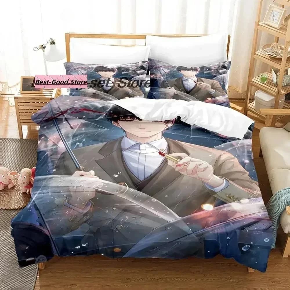 Gioco Luce e comodino Osborn Evan Sariel Jesse Charlie Set biancheria da letto Stampa con federa Copripiumino morbido singolo doppio