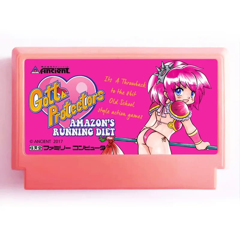 Gotta Protectors Cartuccia di gioco Amz's Running Diet per scheda videogioco FC Console 60 pin