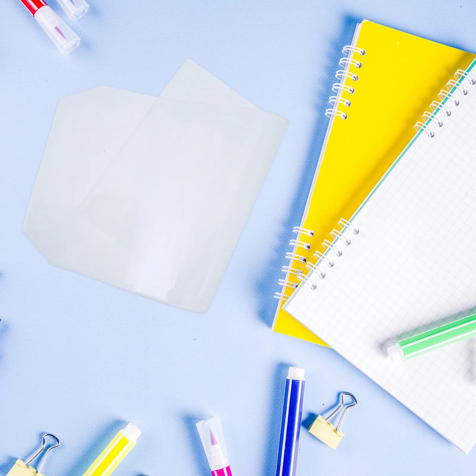 4 copertine per quaderno A6 in PVC trasparente, protezione impermeabile per libri, custodia minimalista per agenda, copertina per diario studentesco