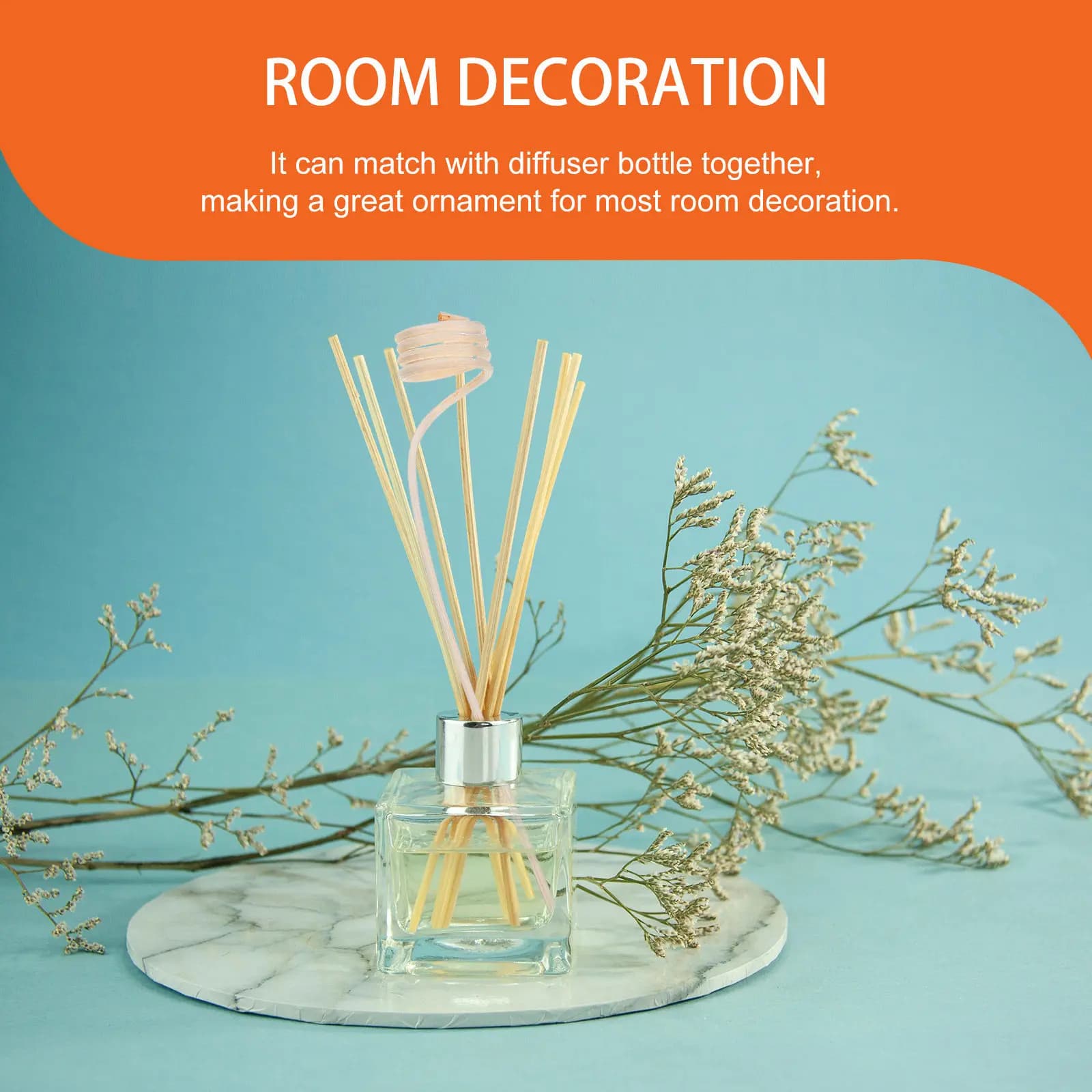 20 Pezzi Bastoncini Diffusori Premium in Rattan per Oli Essenziali, Aromaterapia, Casa, Ufficio, Bagno, Camera da Letto, Decorazione, Diffusori di Aroma