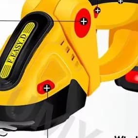 24V Hedge Trimmer 2 In 1 Cordless Electric Trimmer Grass Trimmer Garden Pruning Shears Garden Tools