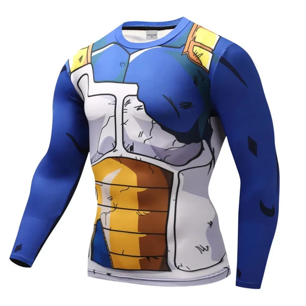 Goku Men Skinny Legging Compression Tights T-Shirts Pants Dragon Ball Printed Pattern Trousers Male Vegeta Costume Long Pants
