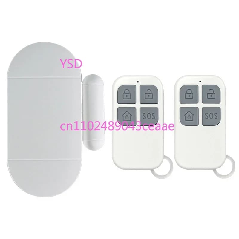Allarme Magnetico Wireless per Porte/Finestre con Telecomando, Dispositivo Antifurto per Casa