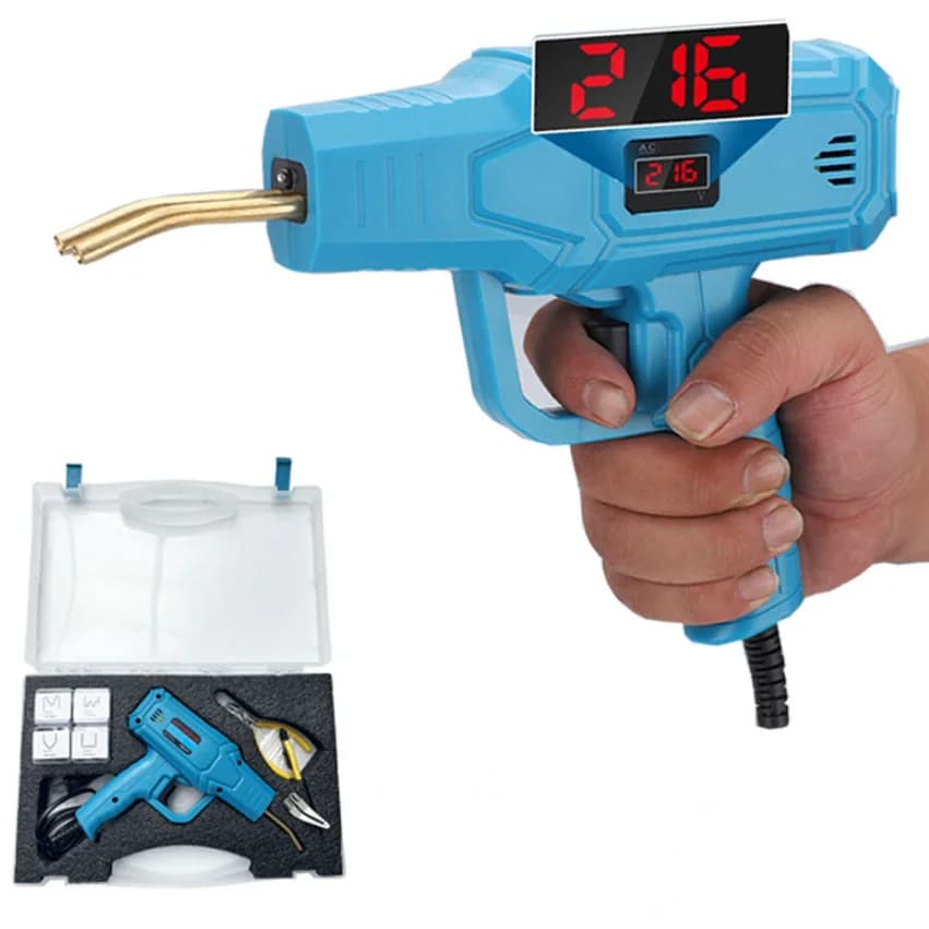Professional Industrial Hot Air Gun Variable Temperature LCD Heat Gun With Nozzles For Shrink Wrapping And Paint Removal