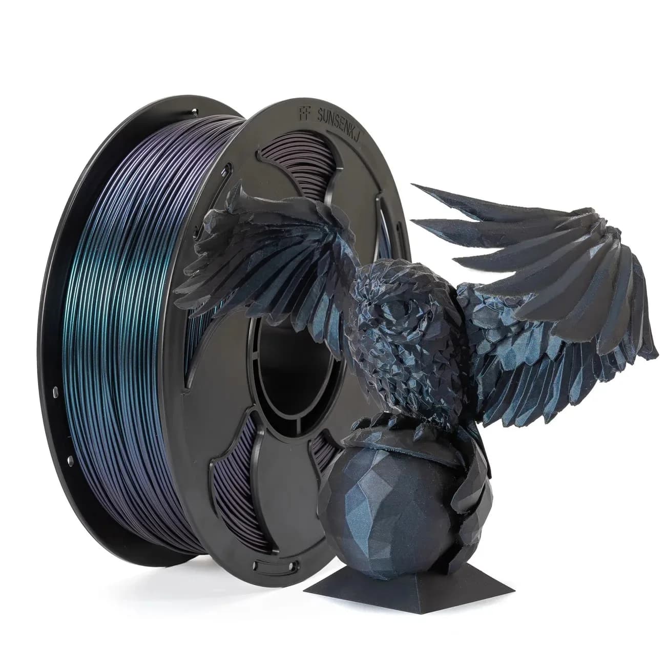 1kg Polished Silk Effect for 1.75mm 3D FDM Printers, Compatible with All FDM Machines