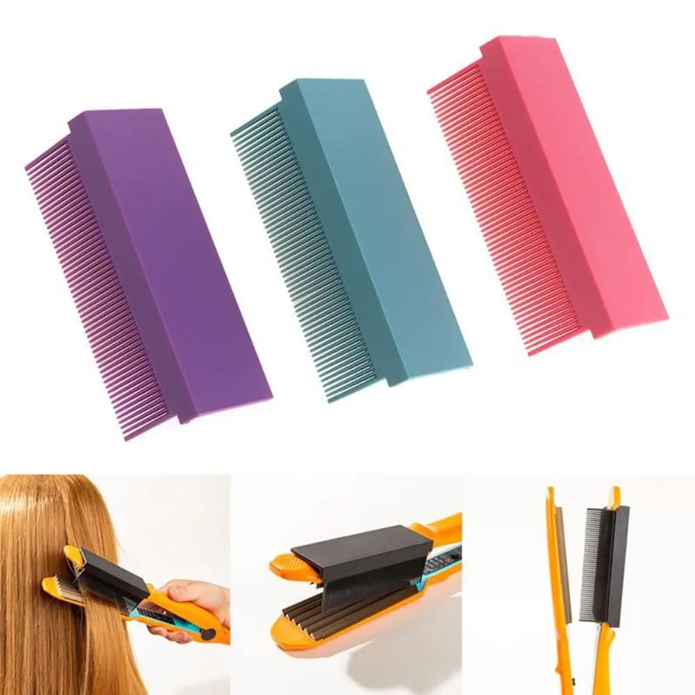 Accessorio Multifunzionale per Styling, Pettine per Lisciare i Capelli Fai-da-Te, Piastra per Capelli per Parrucchieri