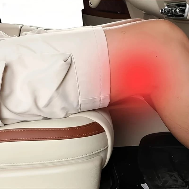 Car Seat Extension Cushion, Ergonomic Universal Leg Support Extension Pad, Non-Slip for Car Bus Train Office Home, Available