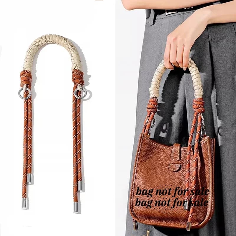Tracolla Intrecciata per Mini Evelyne, Elegante Cinghia di Ricambio per Borsa, Comoda e Portatile, Accessorio Quotidiano per Borse alla Moda, Nuova