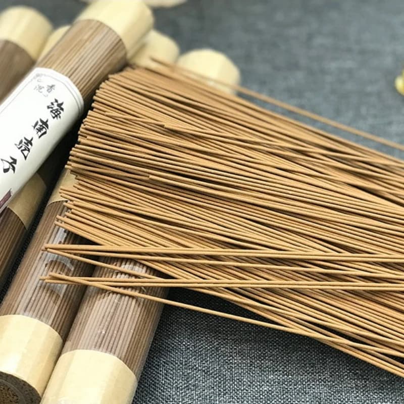 Bastoncini di Incenso Naturale Agilawood di Hainan per Casa, Tempio, Studio, Meditazione, Favorisce il Sonno, Elimina gli Odori, Bastoncini di Joss