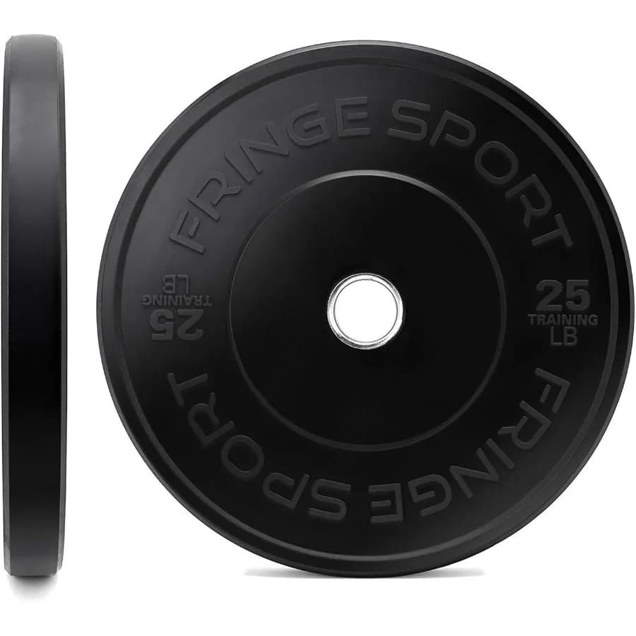 Sets and Pairs of Wheat Plates FringeSport - Dead Bounce Pesi Plates - Rubber Pesis Plates with Reinforced Steel Insert
