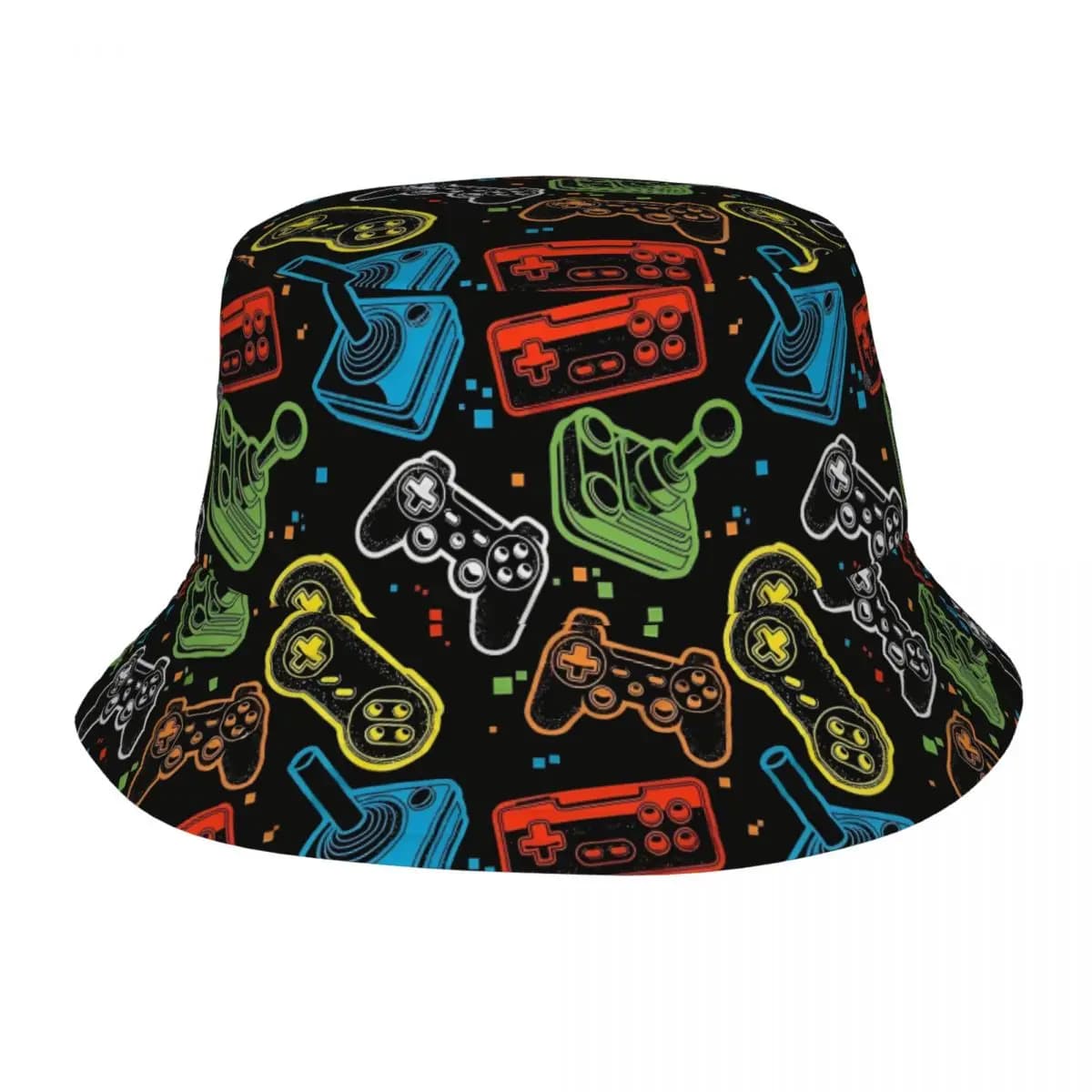 Cappello da pescatore per controller di gioco per videogiochi per uomo Donna Cappello da sole da viaggio Moda ripiegabile per cappelli da pescatore da pesca in campeggio Cappello da bob