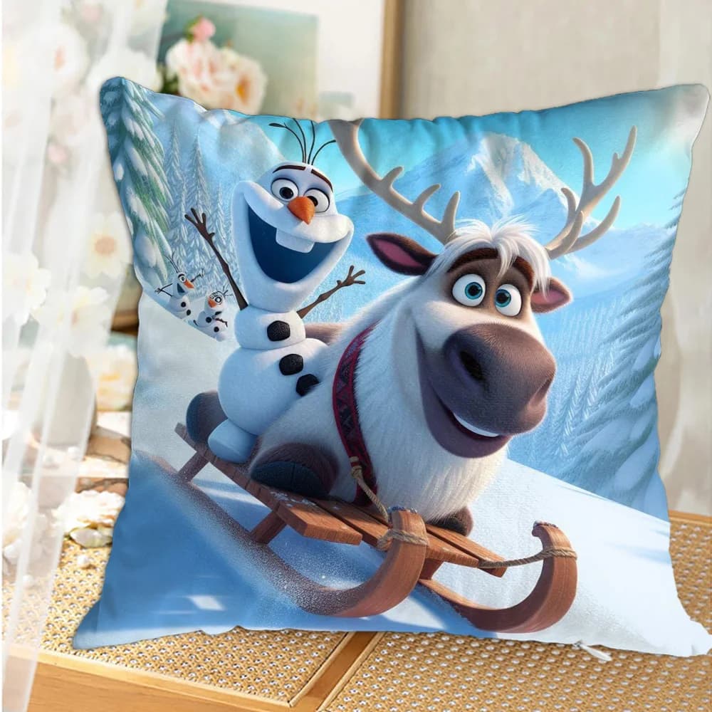 Fodera per cuscino Kawaii Princess A-Alsa 45x45, Cuscini ornamentali, Decorazione natalizia 2026, Regalo personalizzato, Stile nordico per la casa