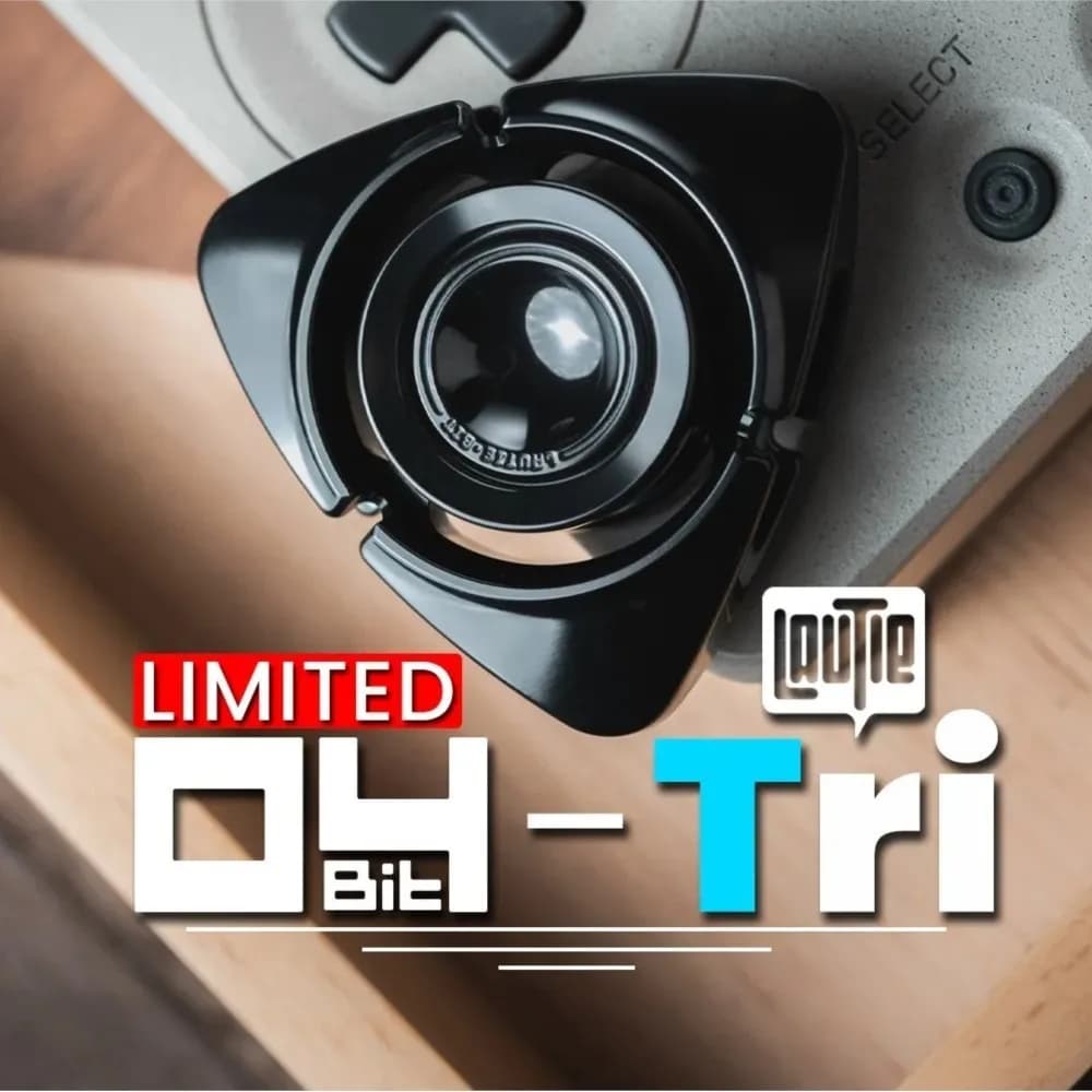 LAUTIE Lega di Zirconio Lucido Bit04 Tri Fidget Spinner Bit Serie Agitarsi Giocattoli Giocattoli Sensoriali Per Autismo Giocattoli Alleviare Lo Stress