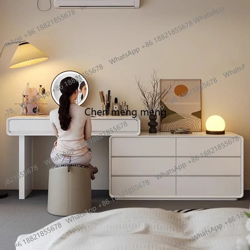 White Cabinet Vanity Table Living Room Mid Century Closets Makeup Dressing Table Drawers Bedroom Vestidores Acrylic Furniture
