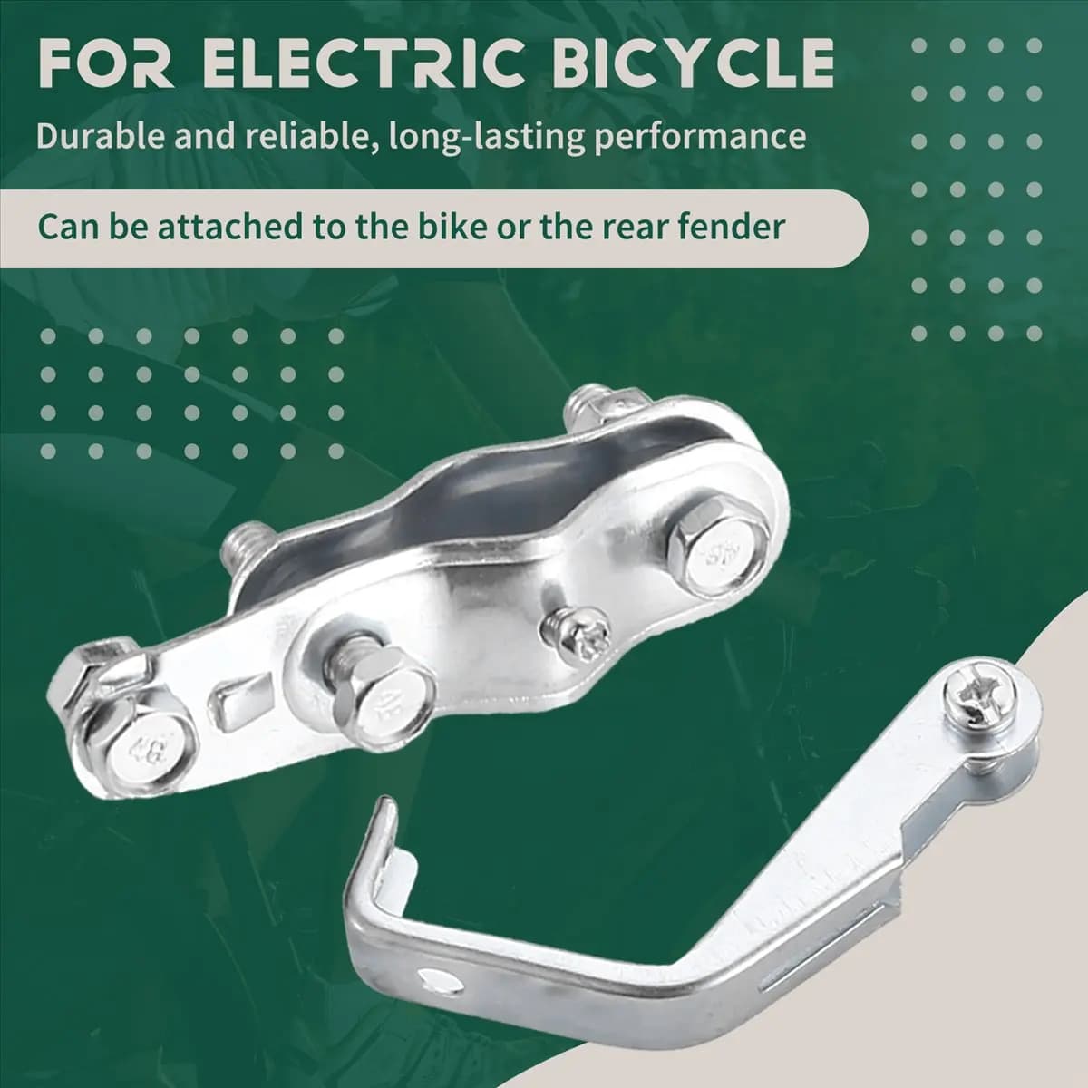 Luce per Bicicletta Sportiva, Generatore a Frizione per Bici Motorizzata, Luce Anteriore e Posteriore 6V 3W, Accessori per Biciclette