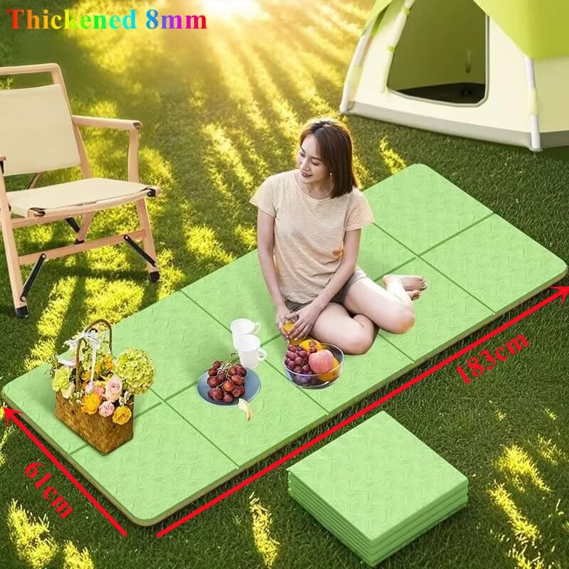 Tappetino per yoga pilates 1830x610x8mm di spessore TPE pieghevoleEllenamenti per la casa ed esercizi sul pavimento Tappetino per yoga Facile da riporre Esercizi da viaggio