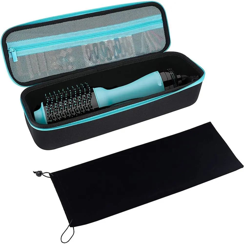 Custodia da viaggio per spazzola per asciugacapelli custodia rigida leggera custodia per tutti gli strumenti caldi di marca volumizzatore spazzola ad aria calda