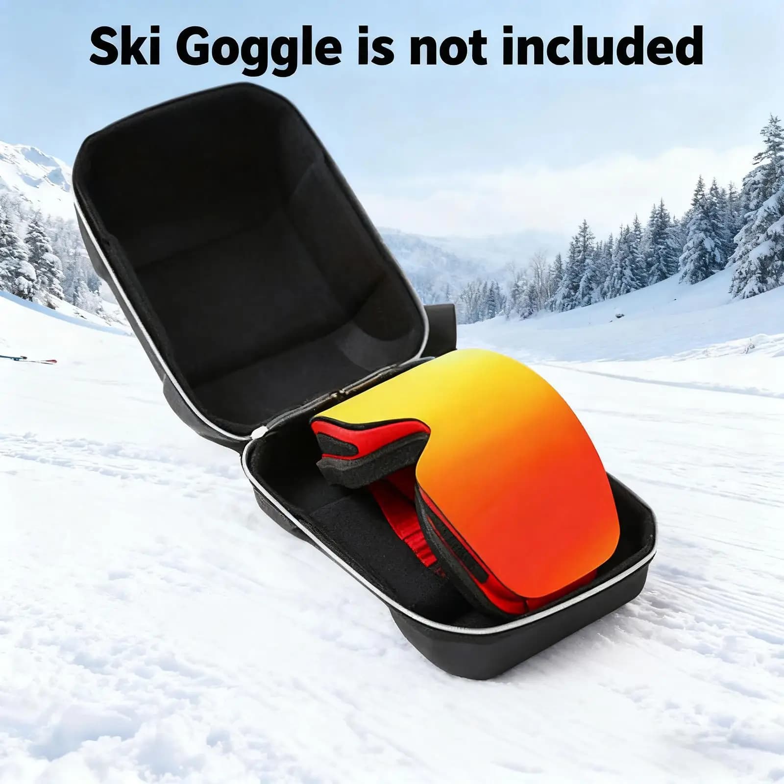 Custodia per Occhiali da Sci, Borsa Protettiva Facile da Trasportare per Occhiali da Snowboard, Scatola Portaocchiali da Neve, Porta Occhiali Sportivi