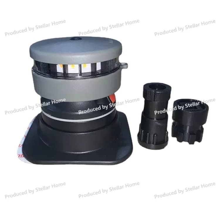 Accessori per barche a costine gonfiabili a LED portatili impermeabili marini a luce bianca a tutto tondo alimentati a batteria per kayak