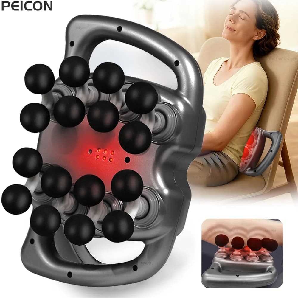 Professional 16-head massage massage machine for body, neck, shoulder, back, high frequency life