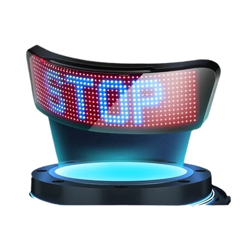 Display LED per Casco, Luce Posteriore per Casco Moto, Luce di Avvertimento per Casco, Accessori Moto in Vendita