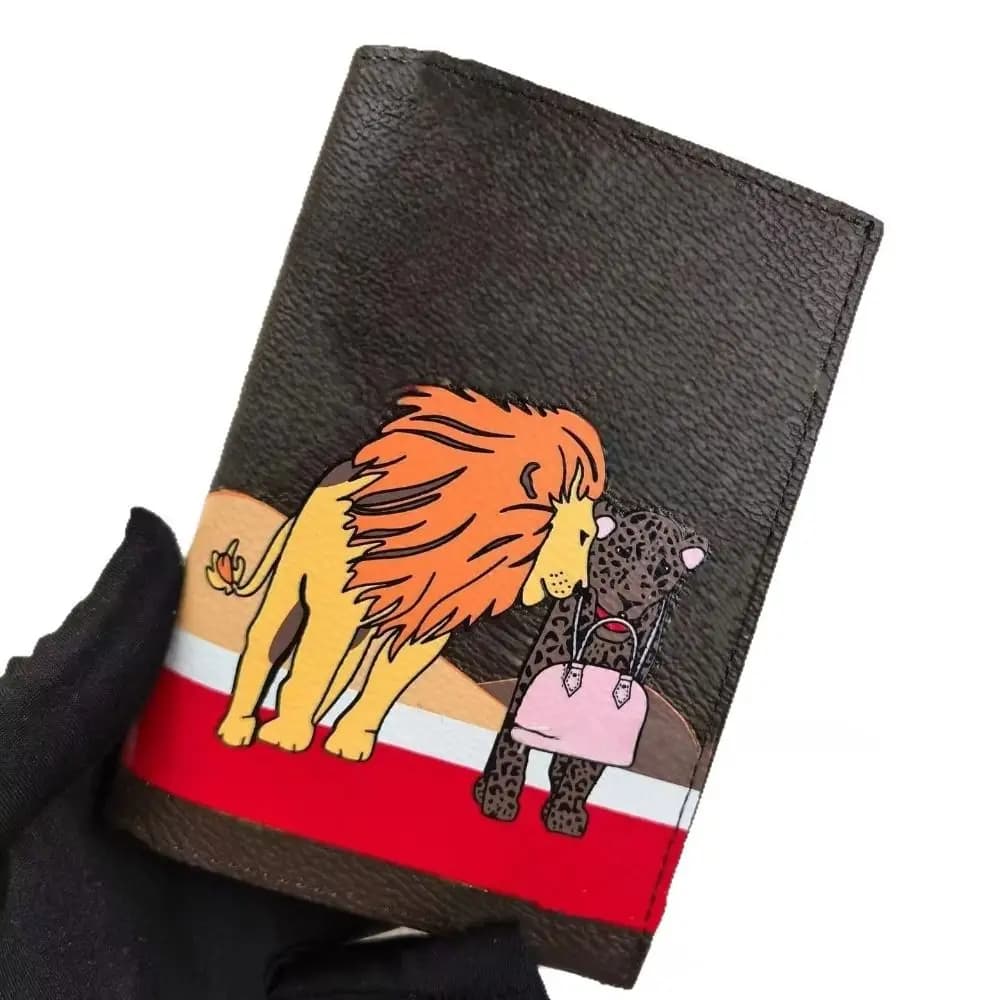 Porta Passaporto di Lusso Traspirante Multifunzionale Impermeabile Mini Porta Carte Resistente all'Usura Borsa Porta Documenti Regalo