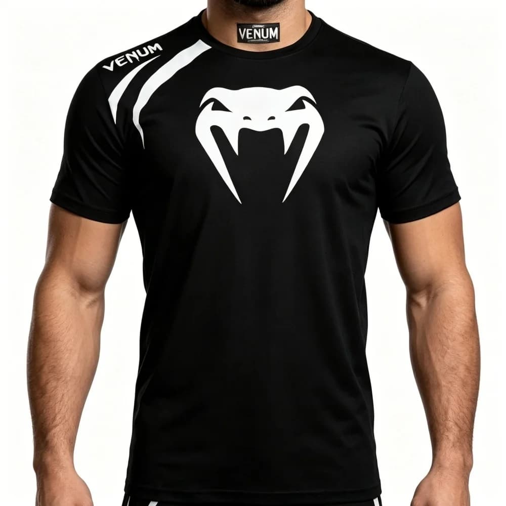 T-shirt sportiva a maniche corte, tessuto traspirante ad asciugatura rapida, motivo serpente, per allenamento fitness, uso quotidiano