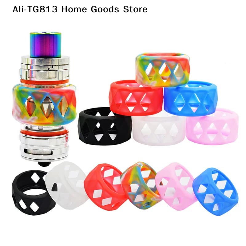[TG813] Custodia Protettiva in Silicone Antiscivolo con Anello per Accessori Serbatoio Tubo in Vetro Lampadina