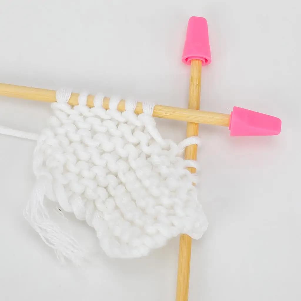 Soft Rubber Cone Knitting Needle Point Protectors Multicolor Stoppers for Circular Knitting Set