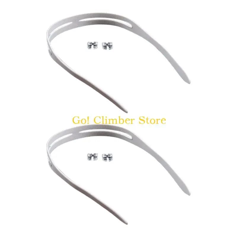 Q84C 2Pcs Multipurpose Swimming Eyewears Strap Replacement Diving Goggle Silicone Strap for Surfing Scubas Water Sports Dives