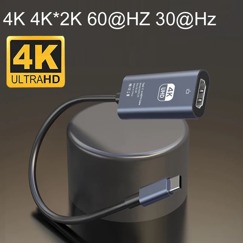 USB cable converter type C male to female compatible HDMI HD 4K 4K * 2K 60@HZ 30@Hz 1080P USB 3.1 HDTV cable adapter for MacBook