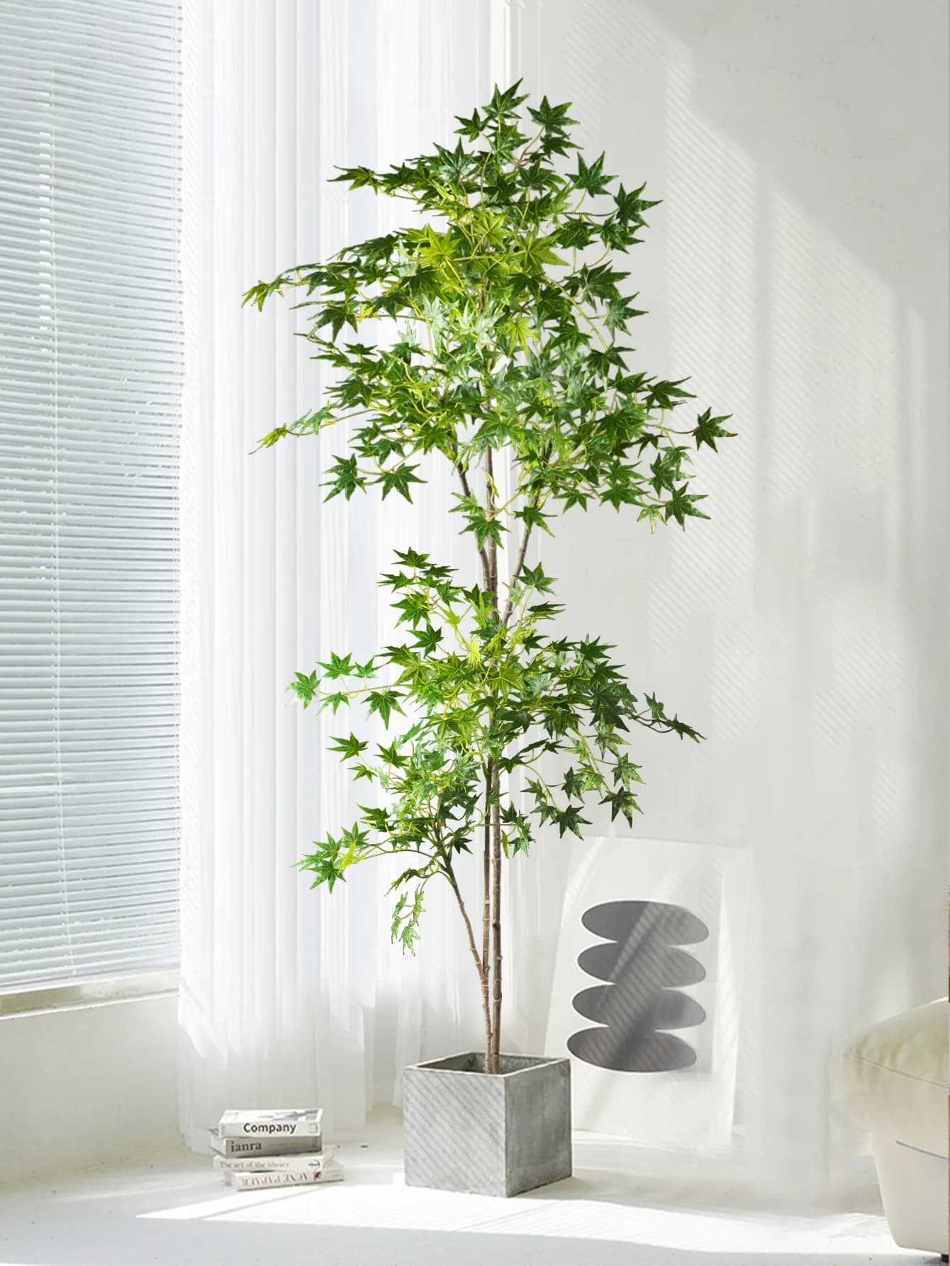 70-140 cm Albero d'acero artificiale Piante giapponesi finte Alto ramo d'acero Artiglio di pollo di seta Foglie d'acero per la decorazione della stanza del giardino di casa