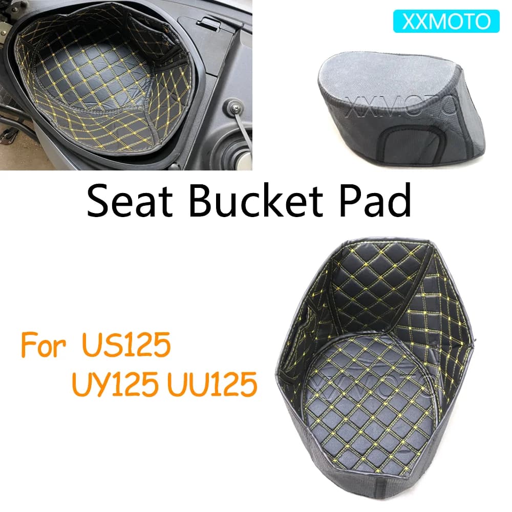 Per SUZUKI US125 UY125 UU125 US UY UU 125 Sedile del motociclo Secchio Pad Scatola di immagazzinaggio Pad Cargo Bagagli Tronco Della Copertura Della Protezione