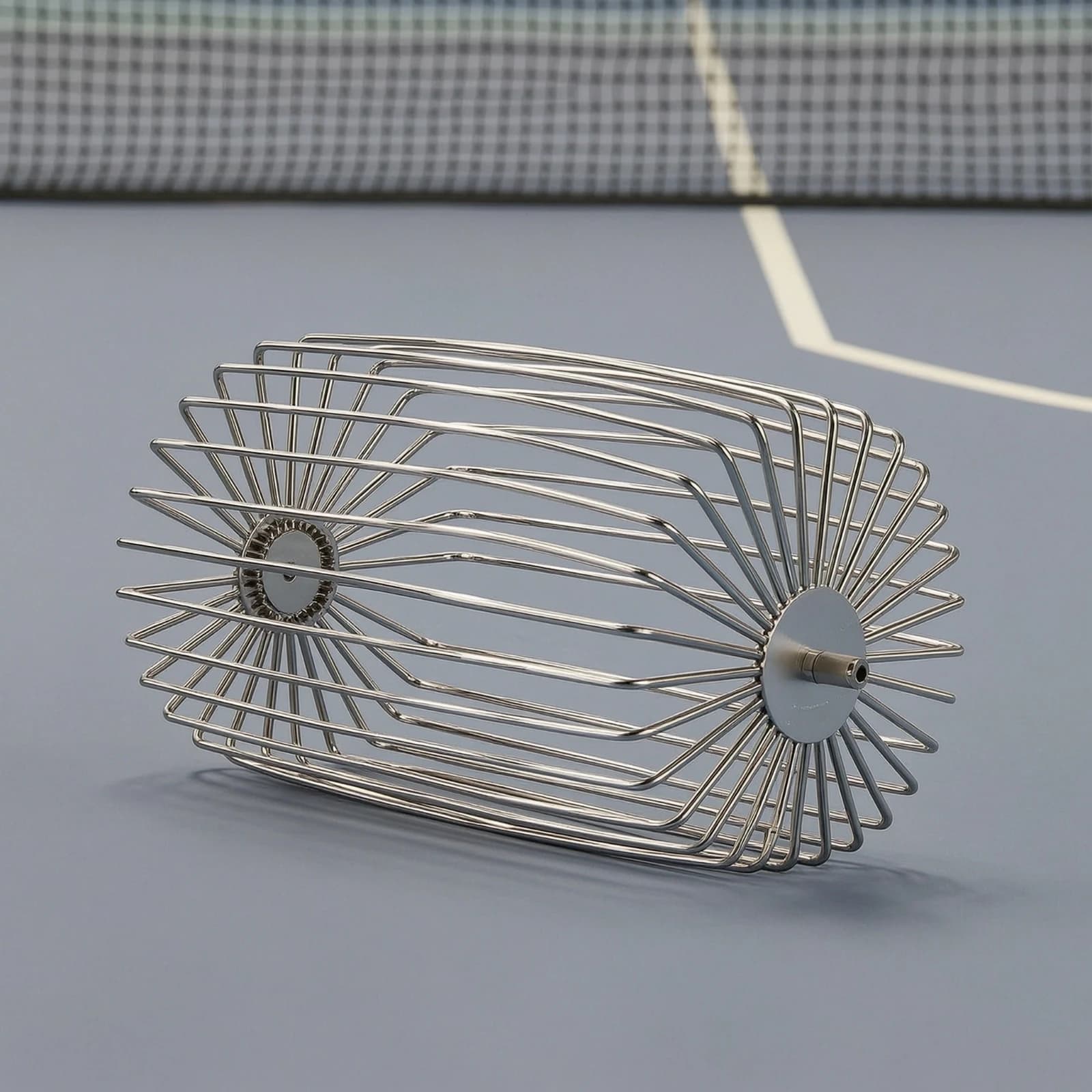 Tennis Ball Picker with Rolling Basket No-Bend Tennis Ball Picker Collector Roller Long-Lasting Lightweight