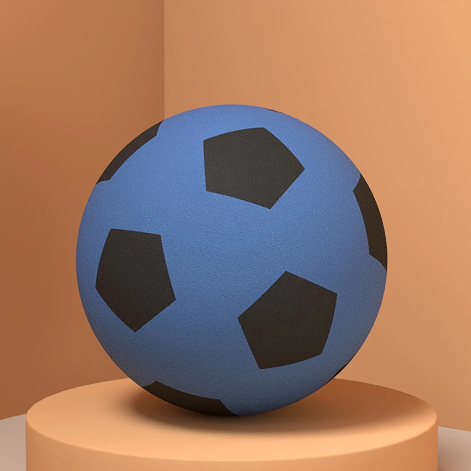 1 confezione, due colori tra cui scegliere, pallone da allenamento in schiuma PU ultra silenziosa, fornito con una borsa a rete: calcio/basket silenzioso per interni ad alta elasticità, adatto per uso domestico e sviluppo delicato delle abilità, superficie in velluto, struttura durevole