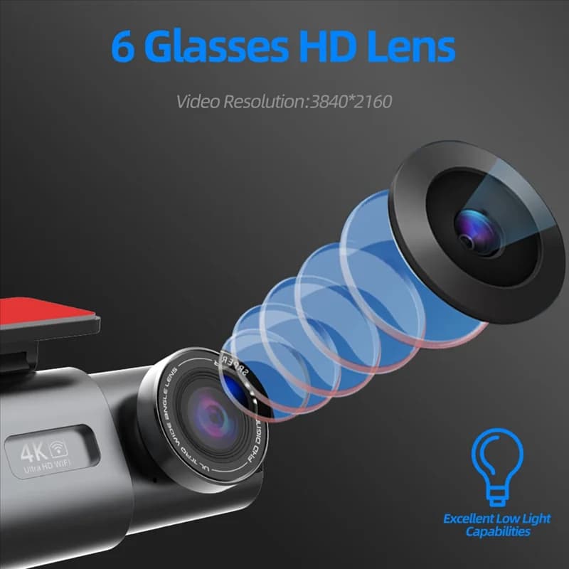 B92B-Dash Cam Support integrated Wi-Fi Dash Cam Dual GPS lens Dash Cam Support integrated Wi-Fi Dual GPS lens 24 hours Parking