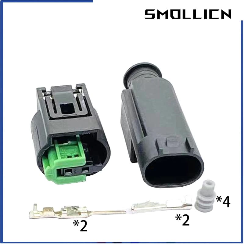Set di 2 Connettori per Sensore di Temperatura Esterna e Ossigeno 1-967570-3 1-967644-1 per BMW Serie 1 3 5 7 Z4